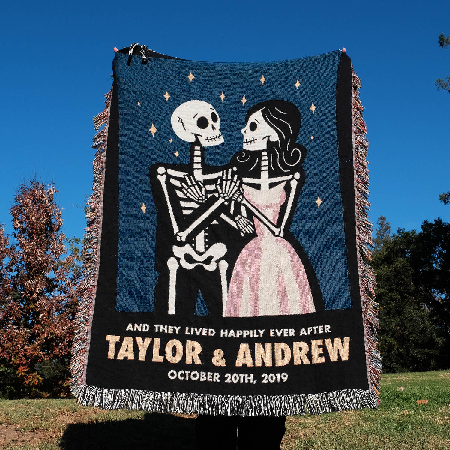 Personalized Blanket for Engagement Gift