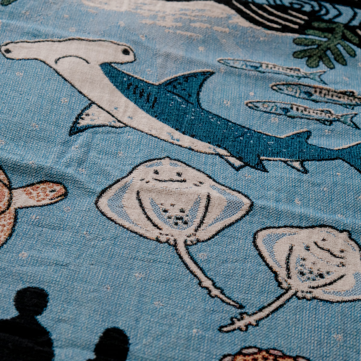 Personalized Aquarium Family Woven Blanket
