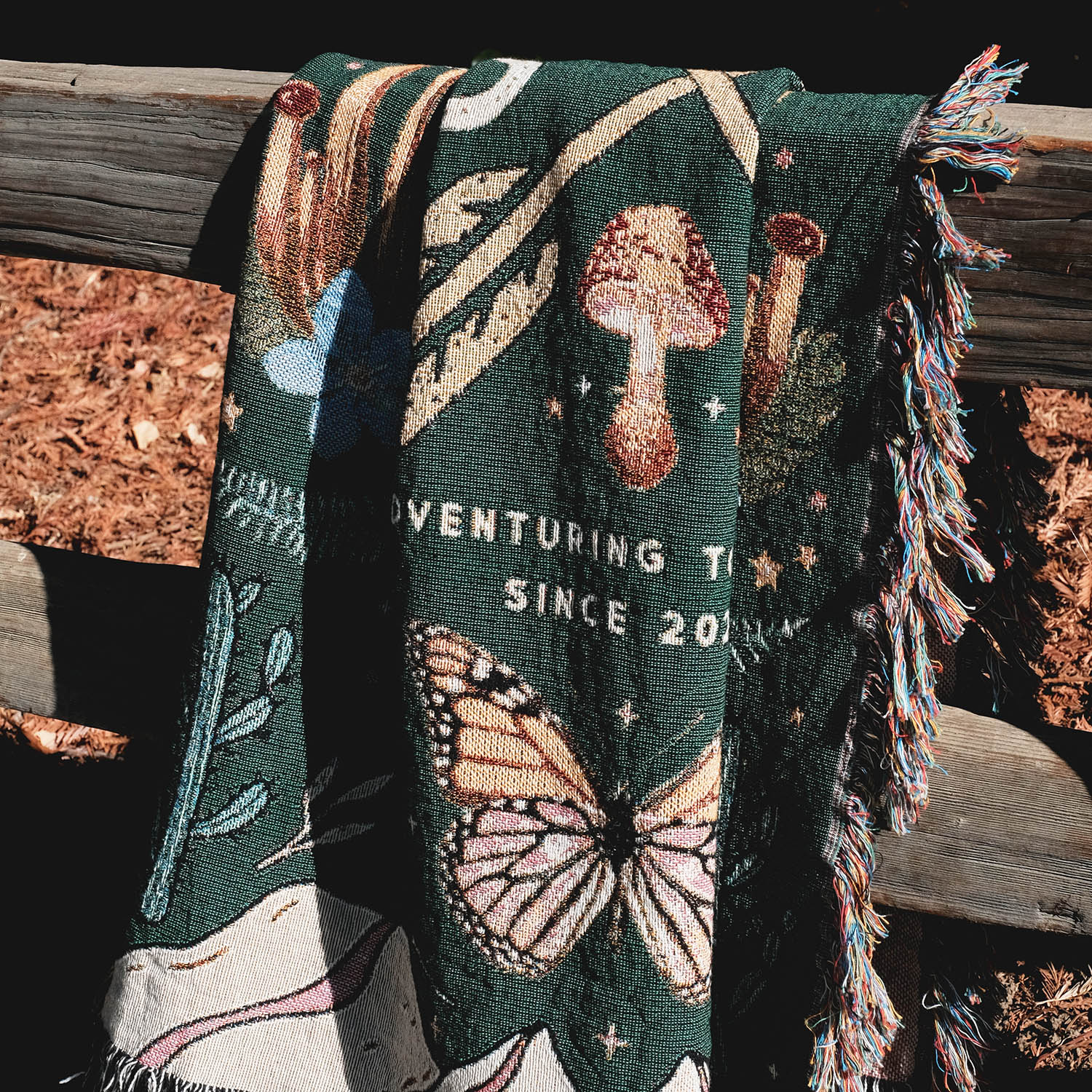 Magical Couple Adventure Personalized Woven Blanket - Relatable Basic