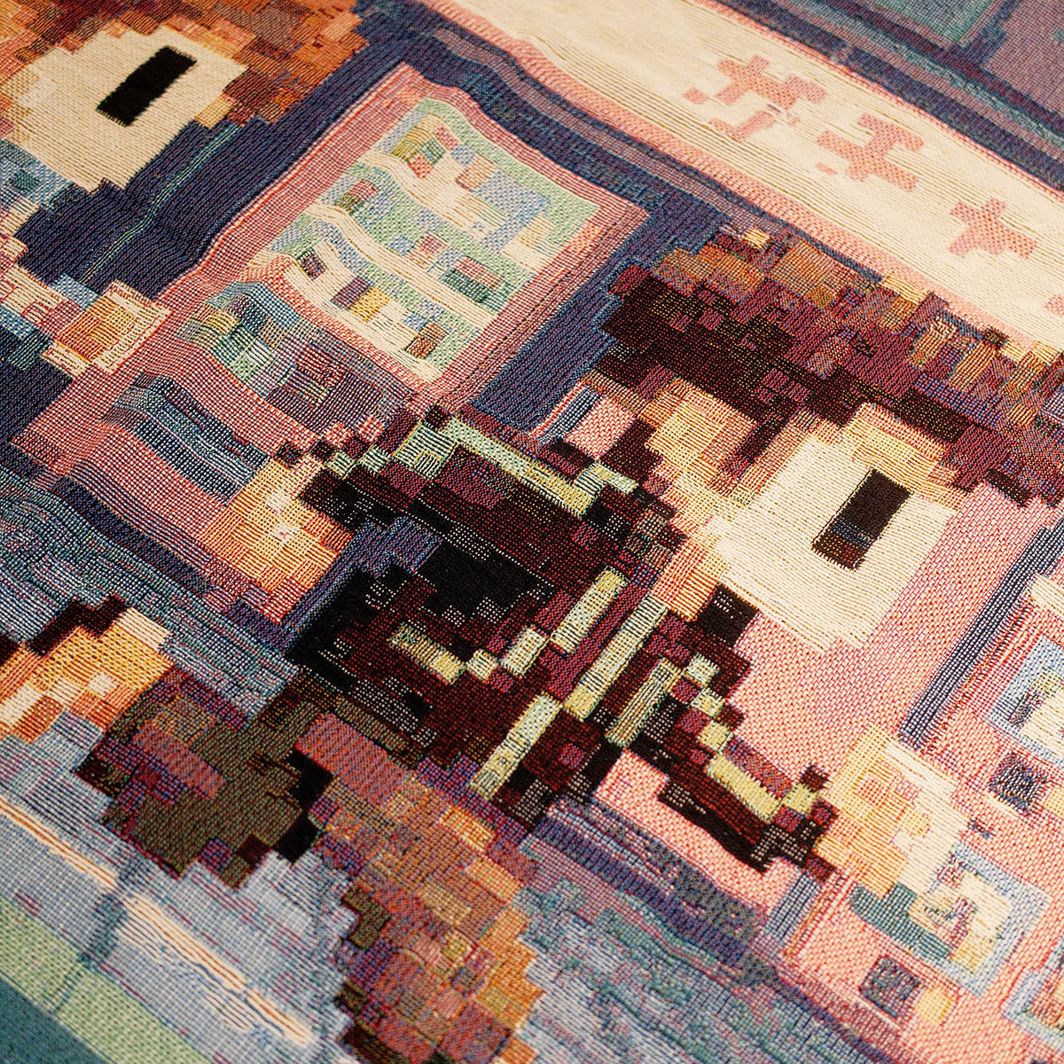 Personalized Retro 8-Bit Gaming Couple Japan Woven Blanket