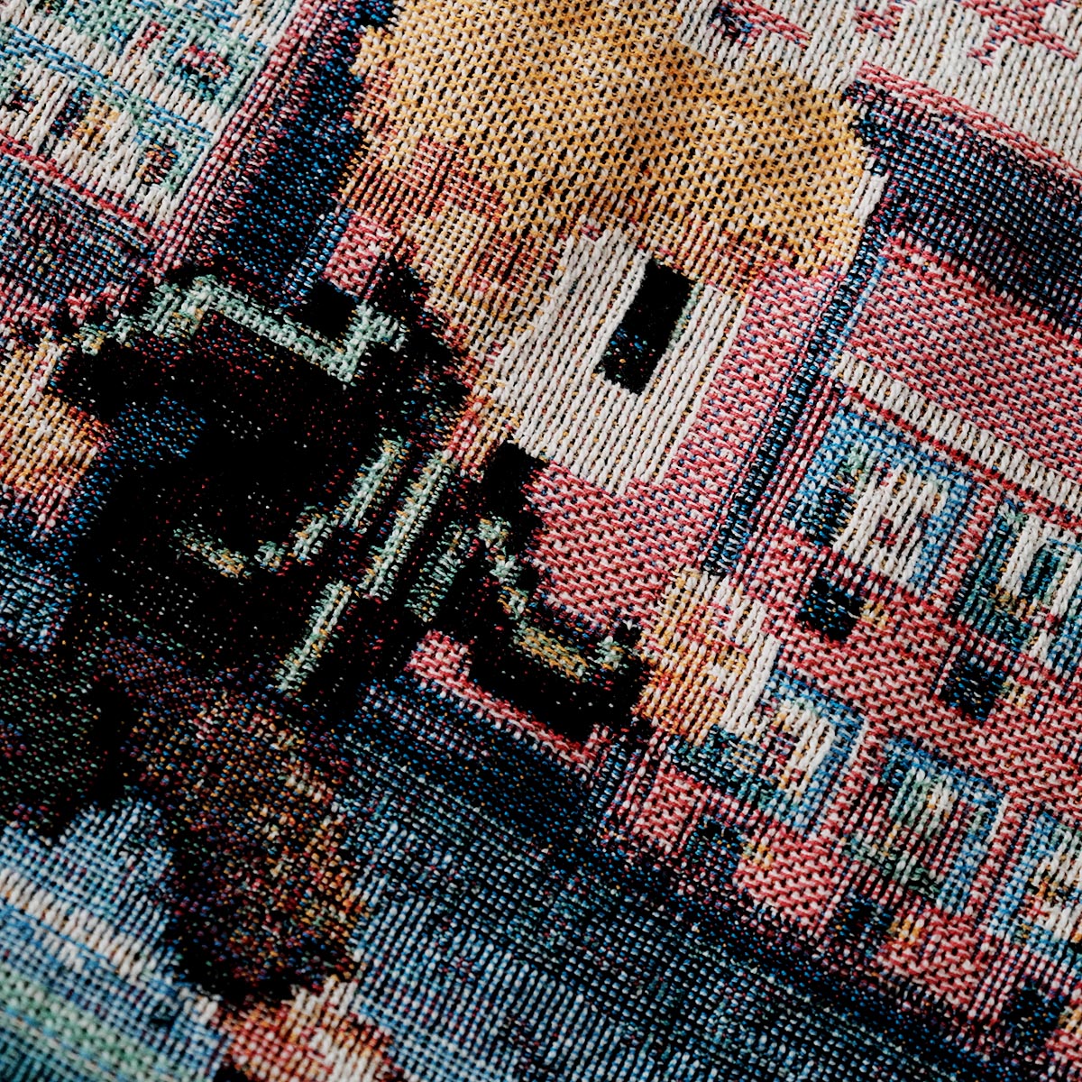 Personalized Retro 8-Bit Gaming Couple Japan Woven Blanket