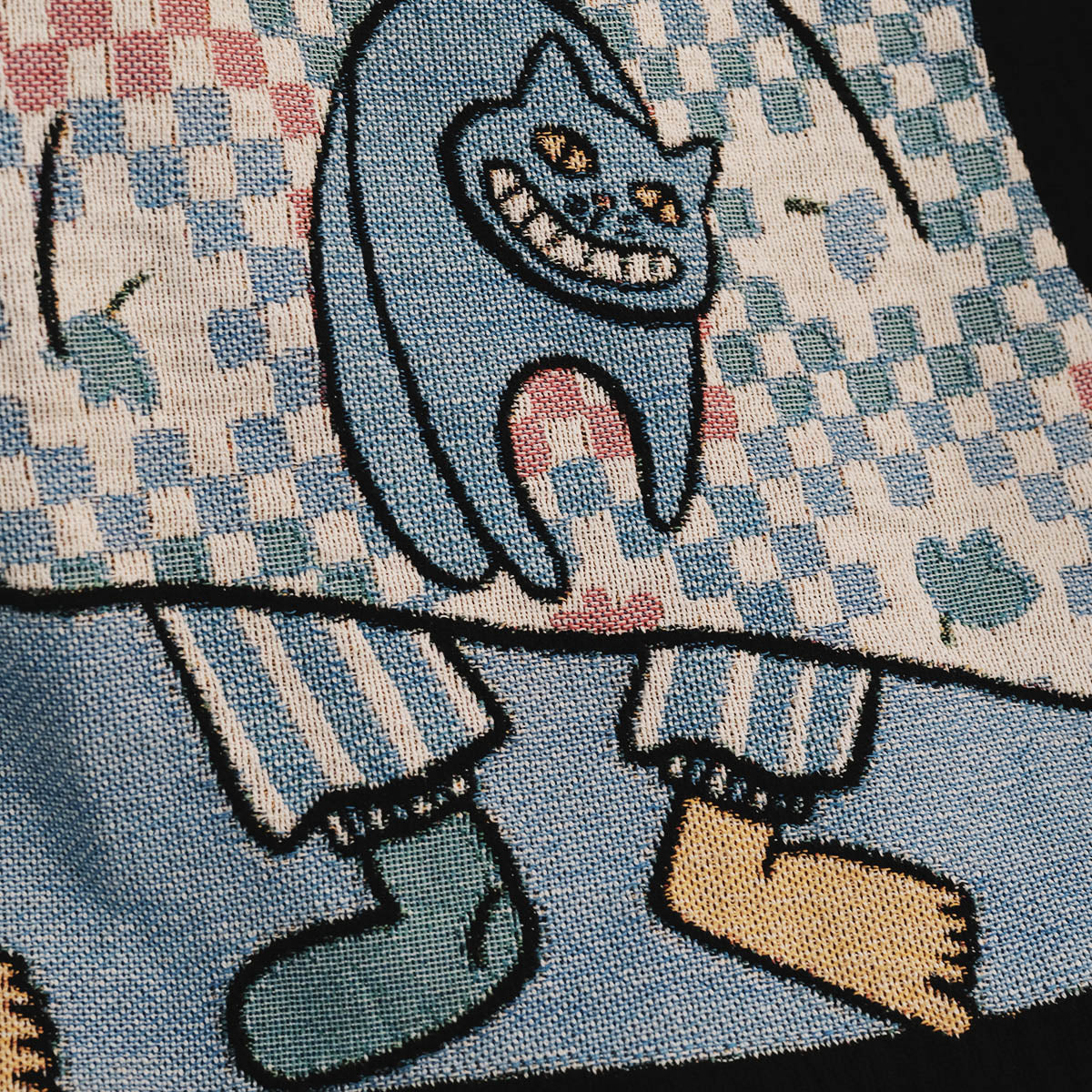 Personalized Couple In Bed Woven Blanket