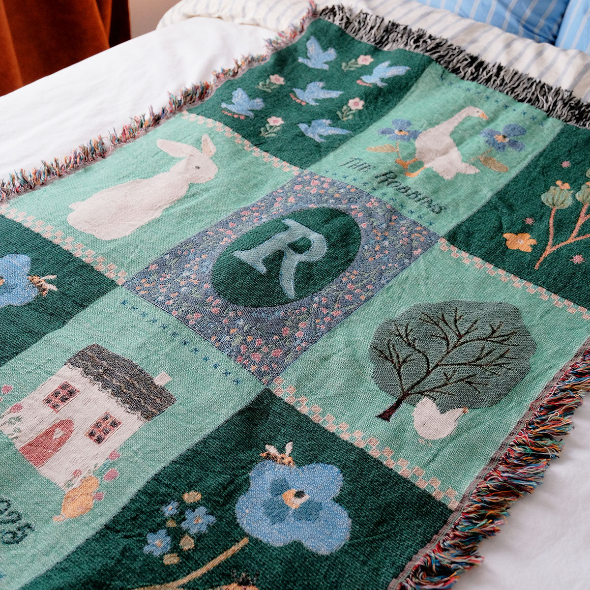 Personalized Easter Family Blanket