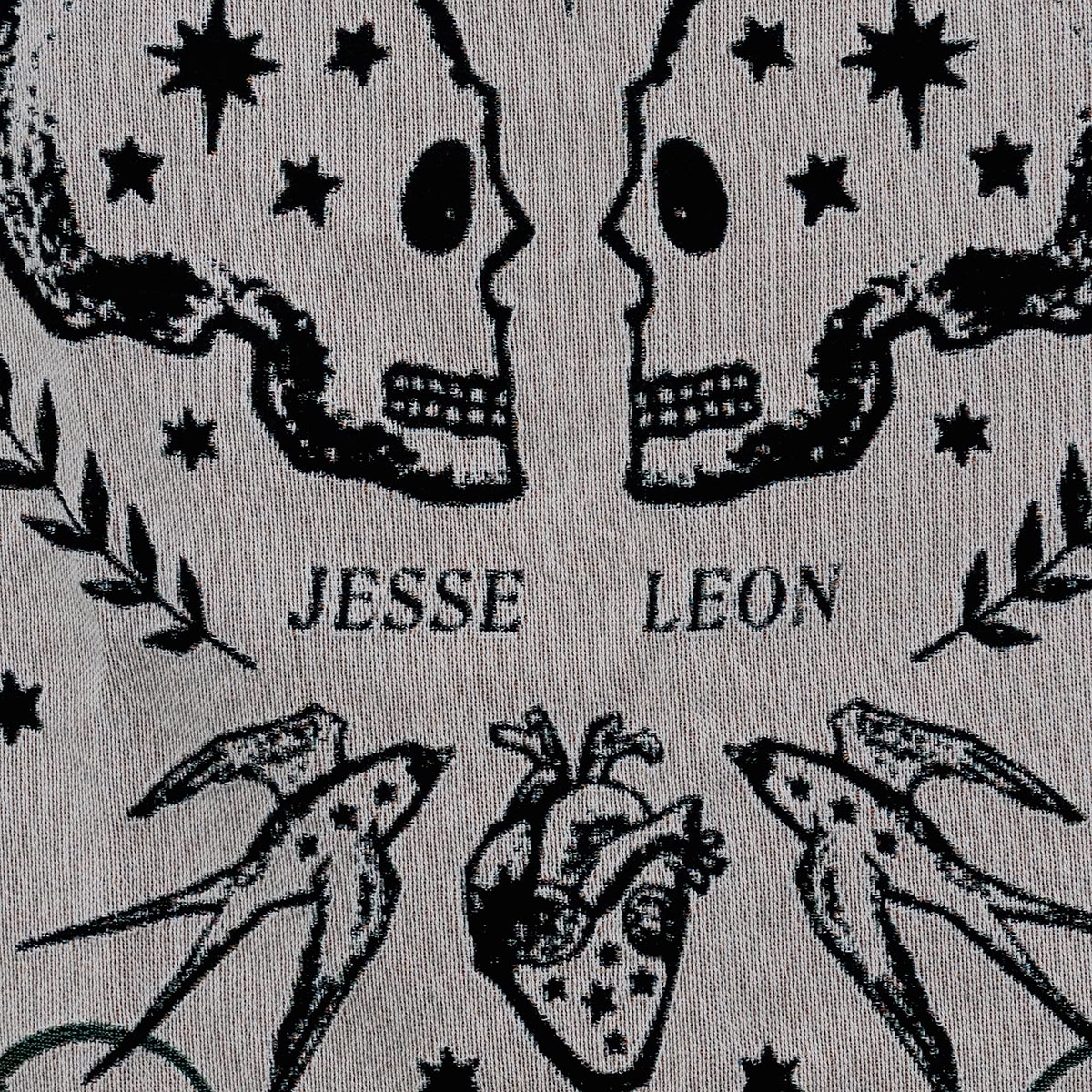 Personalized Bound For Eternity Couple Skulls Woven Blanket