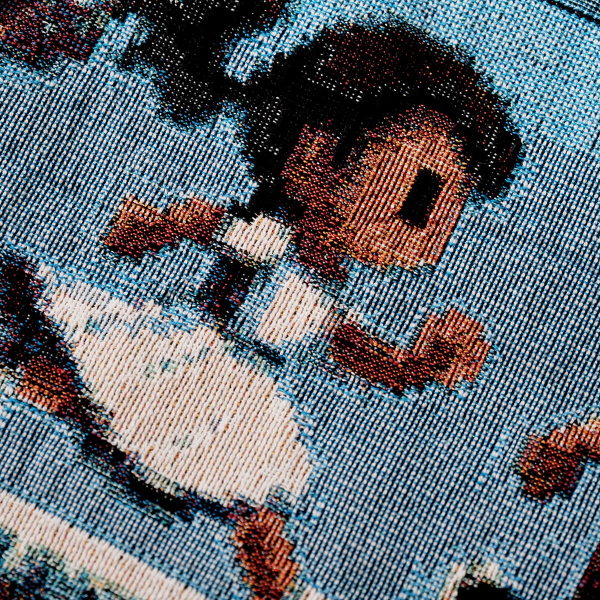 Personalized Retro 8-Bit Gaming Couple Adventure Woven Blanket