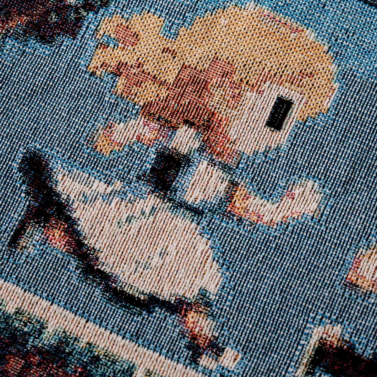 Personalized Retro 8-Bit Gaming Couple Adventure Woven Blanket