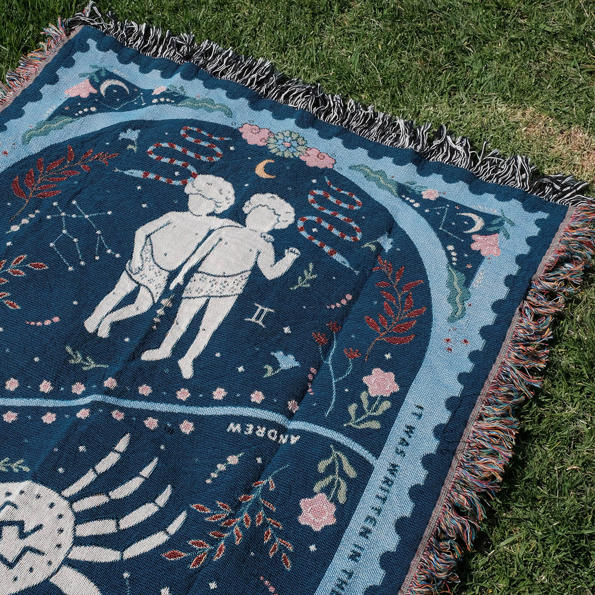 Enchanting Zodiac Signs Couple Blanket - Relatable Basic