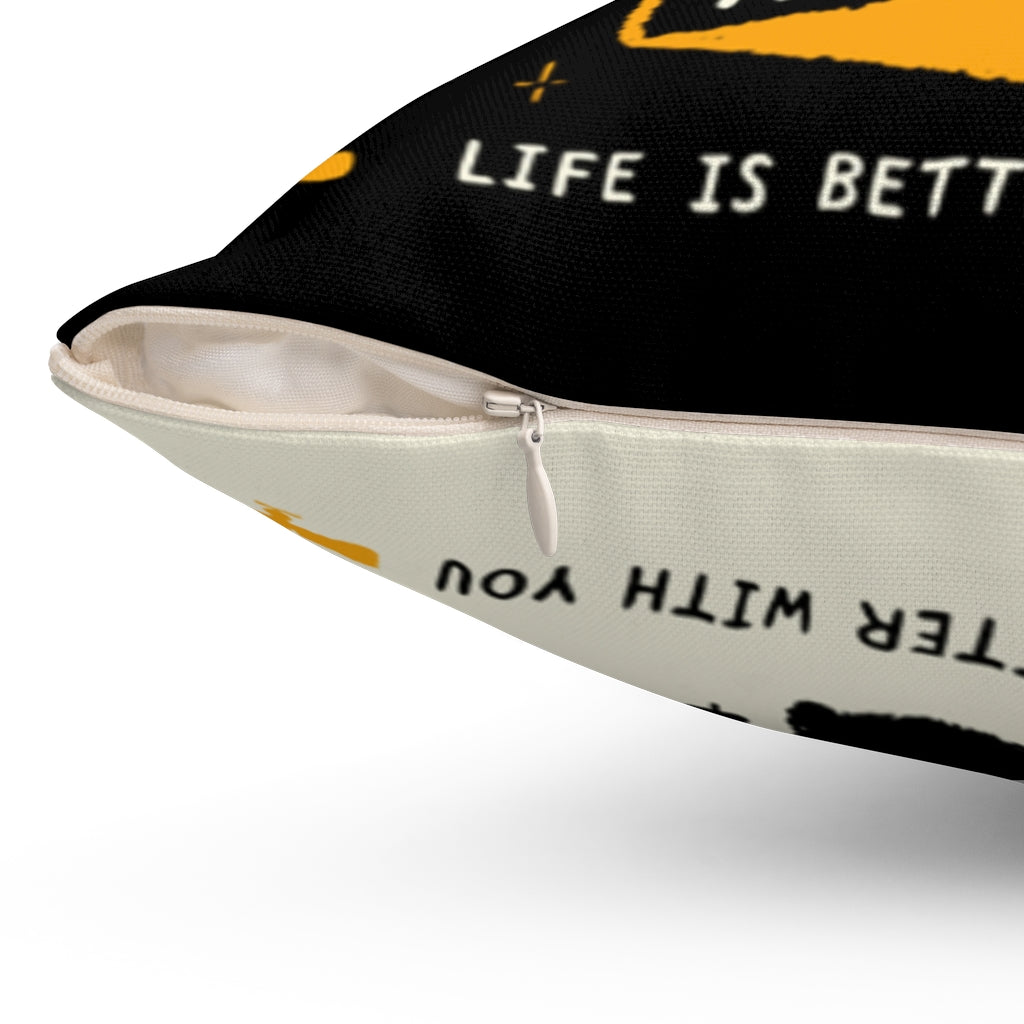 Personalized Couple Adventure Pillow - Pillow - Personalized Gifts for Couples, Custom Birthday Gifts, Custom Anniversary Gifts | Relatable Basic