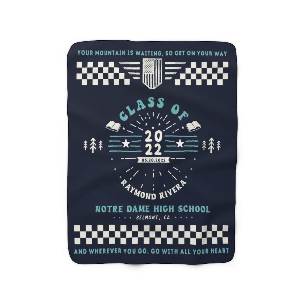 Personalized Graduation Fleece Blanket - Fleece - Personalized Gifts for Couples, Custom Birthday Gifts, Custom Anniversary Gifts | Relatable Basic