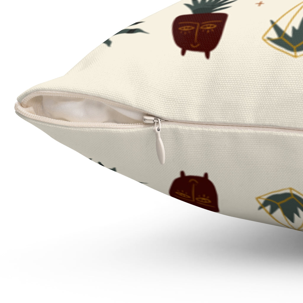 Personalized Plants Lover Pillow - Pillow - Personalized Gifts for Couples, Custom Birthday Gifts, Custom Anniversary Gifts | Relatable Basic