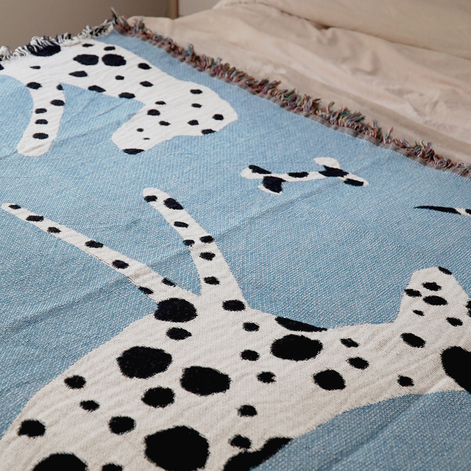 Dalmatian Woven Throw Blanket - Woven - Personalized Gifts for Couples, Custom Birthday Gifts, Custom Anniversary Gifts | Relatable Basic