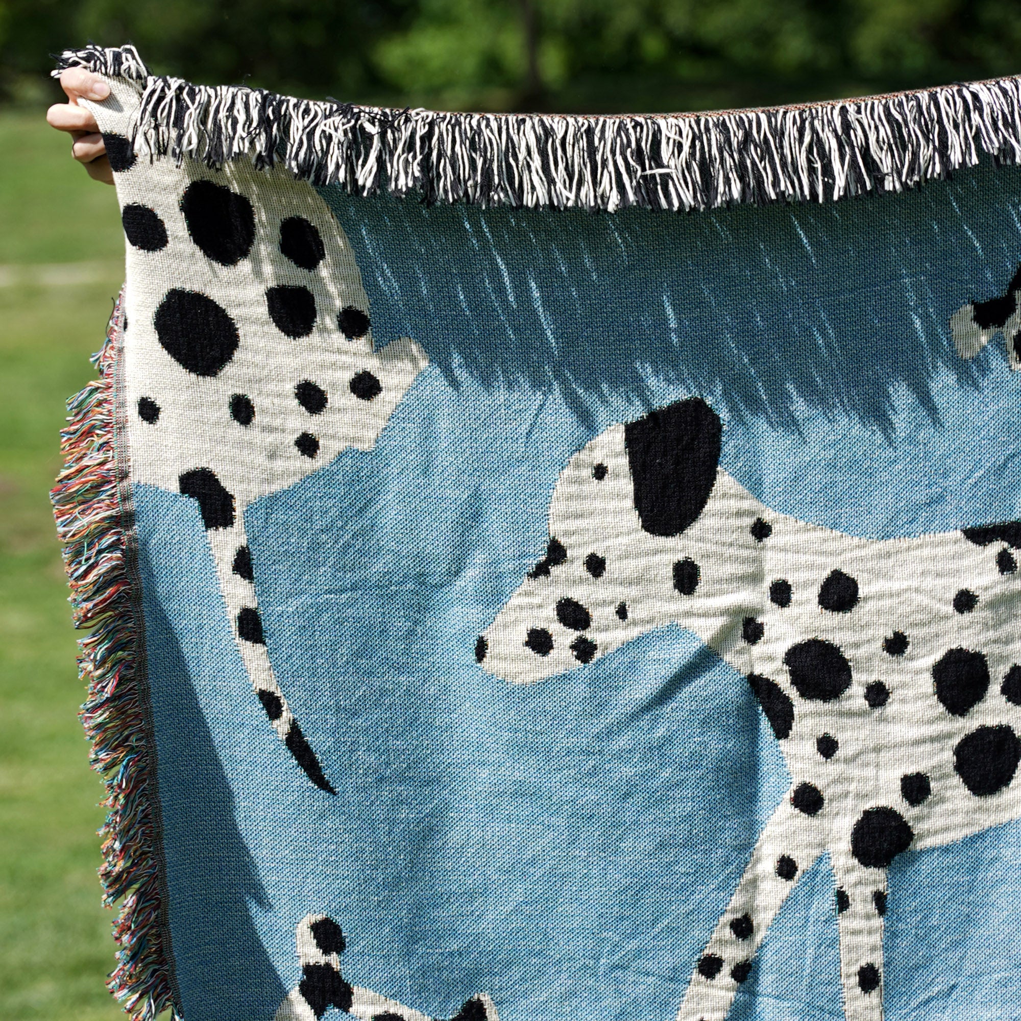 Dalmatian Woven Throw Blanket - Woven - Personalized Gifts for Couples, Custom Birthday Gifts, Custom Anniversary Gifts | Relatable Basic