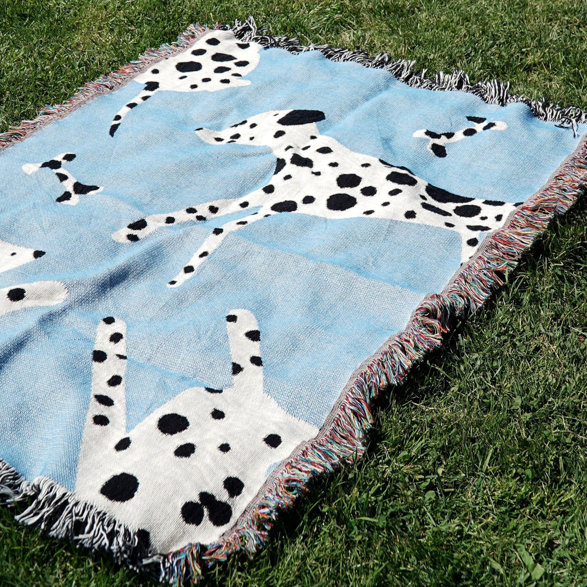 Dalmatian Woven Throw Blanket - Woven - Personalized Gifts for Couples, Custom Birthday Gifts, Custom Anniversary Gifts | Relatable Basic