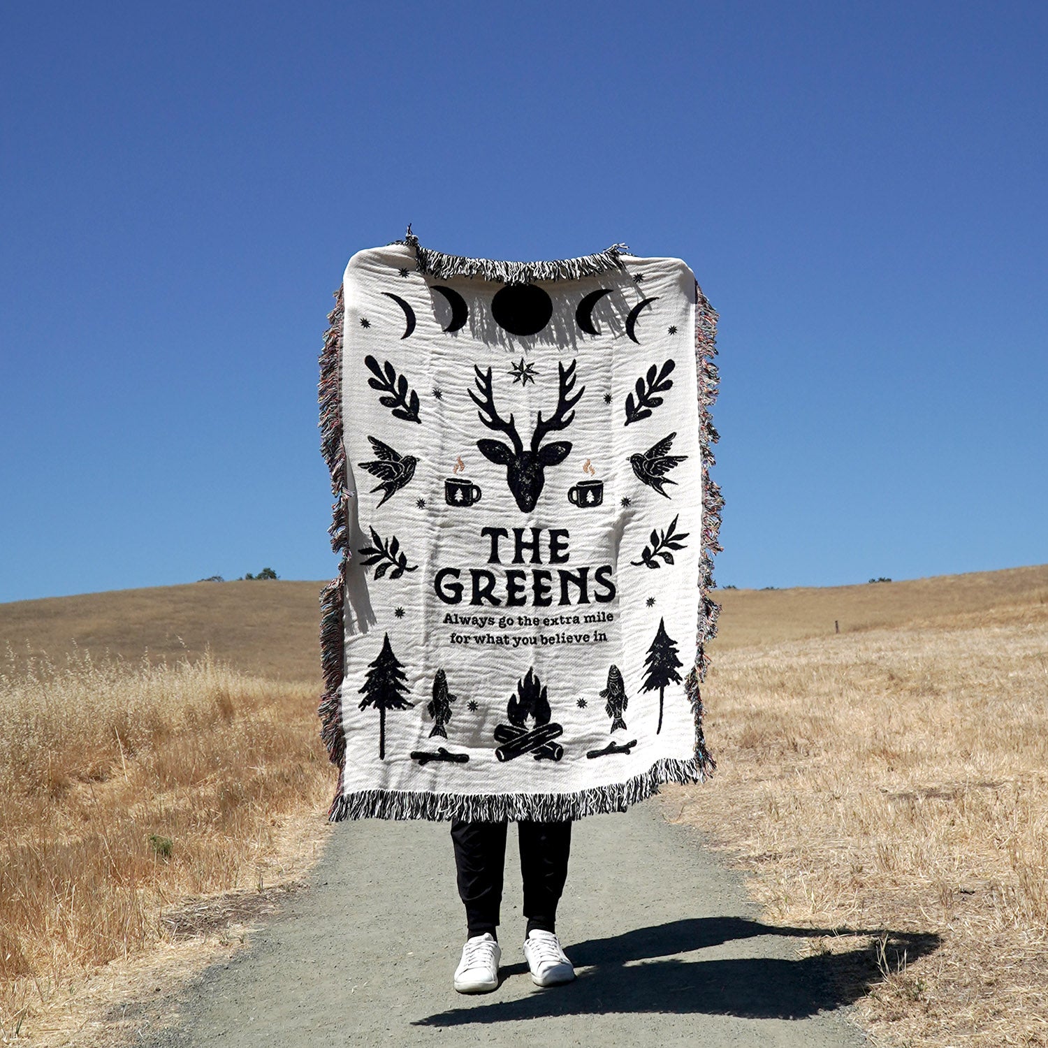 Personalized Family Name Woven Blanket - Woven - Personalized Gifts for Couples, Custom Birthday Gifts, Custom Anniversary Gifts | Relatable Basic