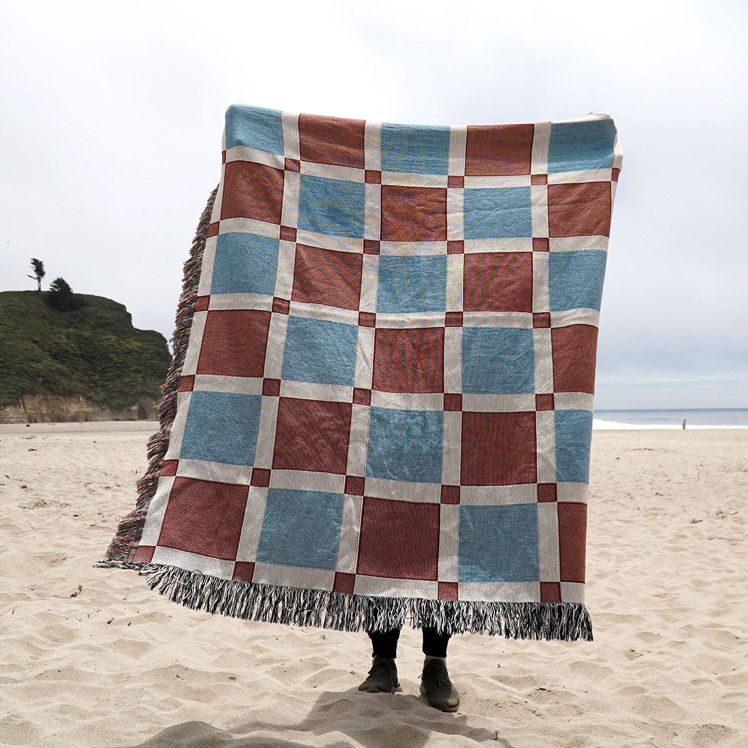 Medici - Geometric Throw Blanket - Woven - Personalized Gifts for Couples, Custom Birthday Gifts, Custom Anniversary Gifts | Relatable Basic
