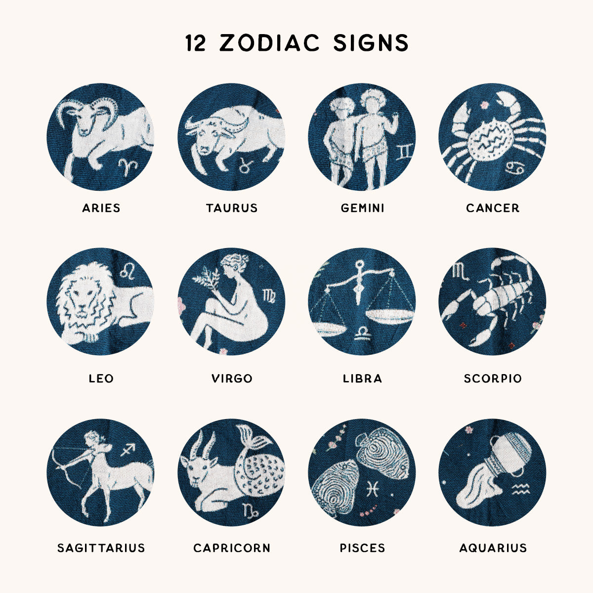 Enchanting Zodiac Signs Couple Blanket - Relatable Basic