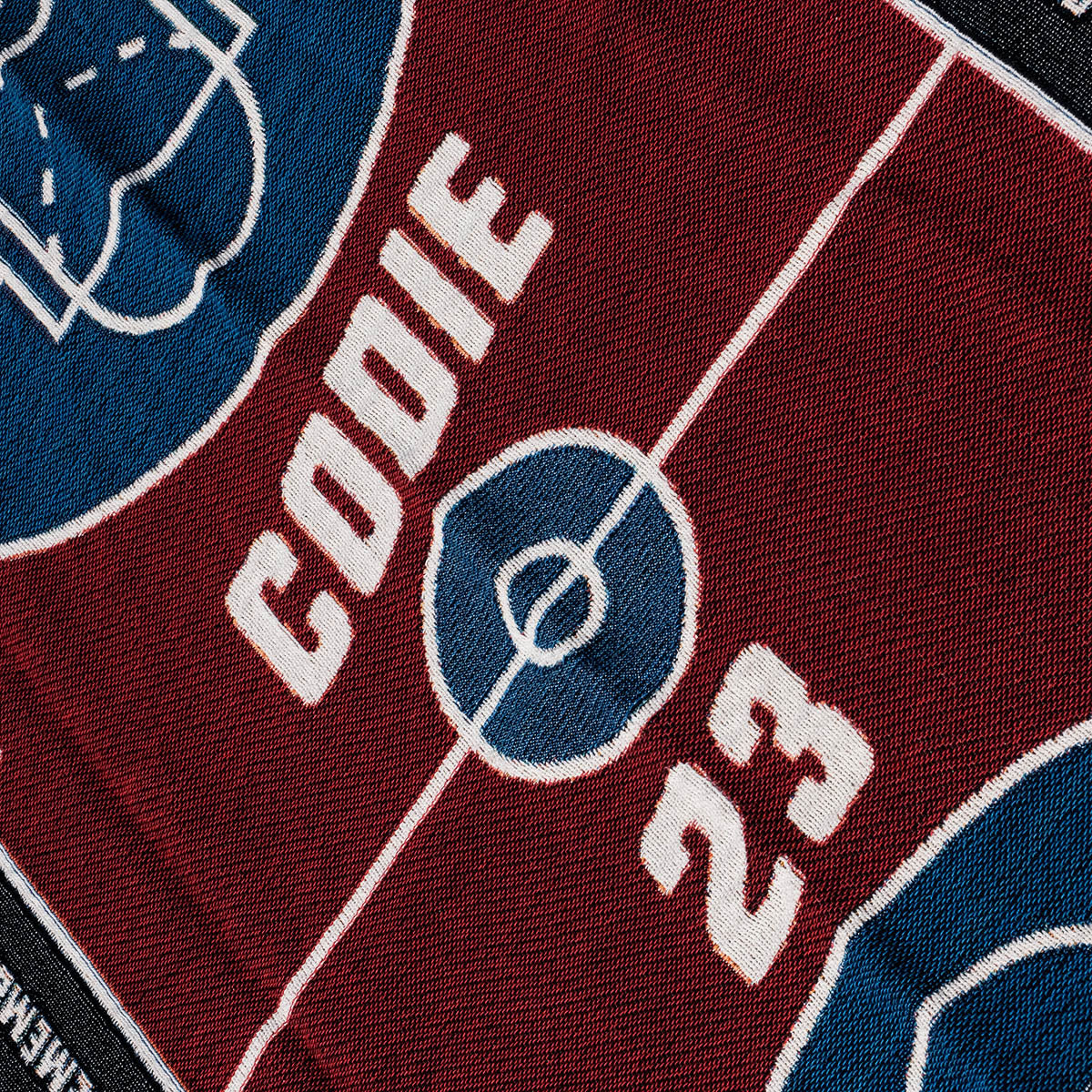 Personalized Basketball Woven Blanket