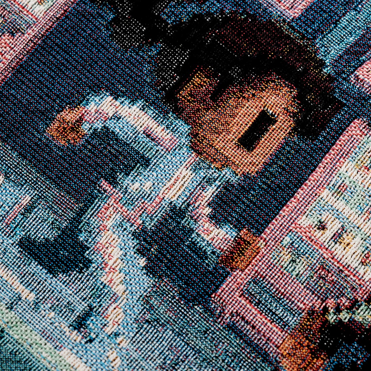 Personalized Retro 8-Bit Gaming Couple Japan Woven Blanket