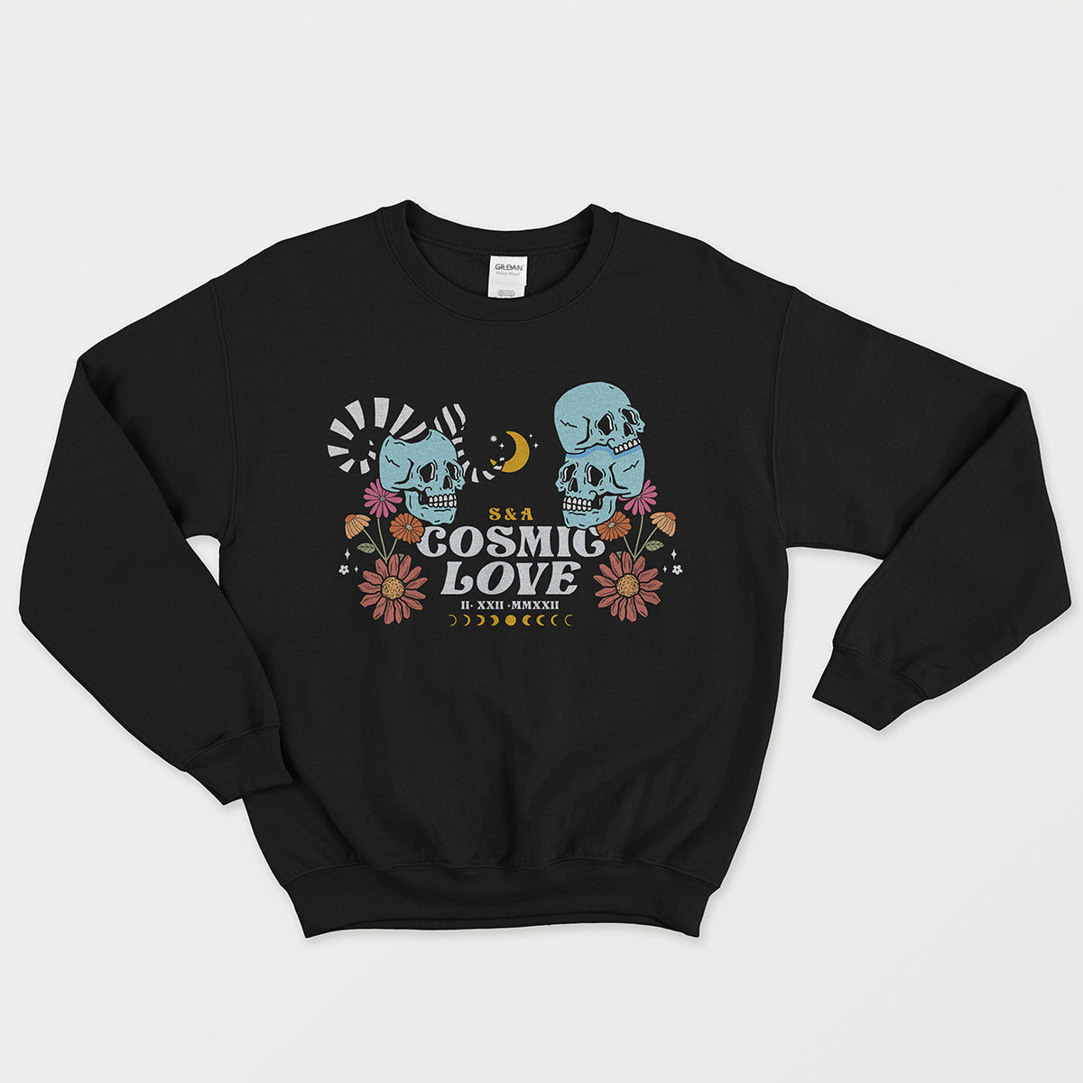 Couple Zodiac Personalized Crewneck Sweatshirt - Relatable Basic