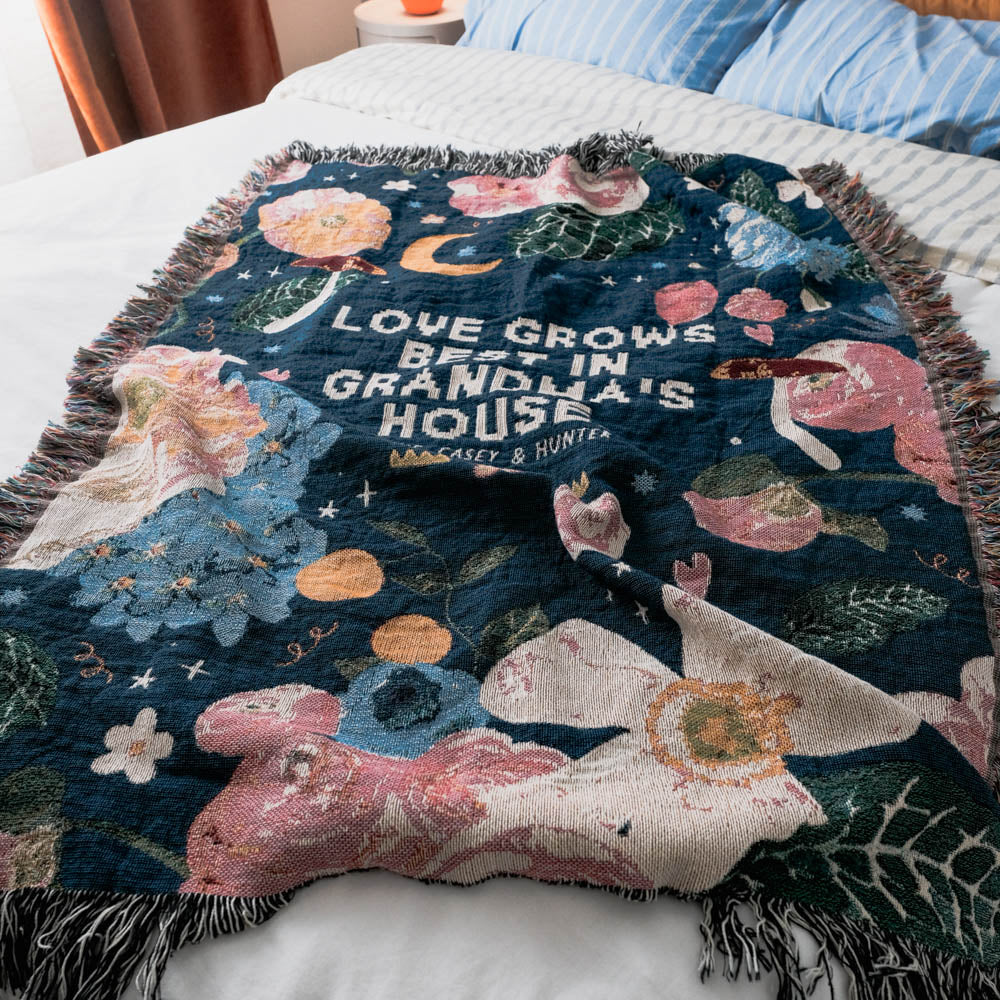 Personalized Grandma’s Garden Blanket - Relatable Basic