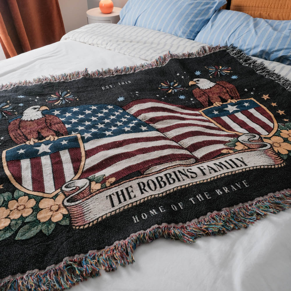 Personalized Veteran Family Blanket - Relatable Basic