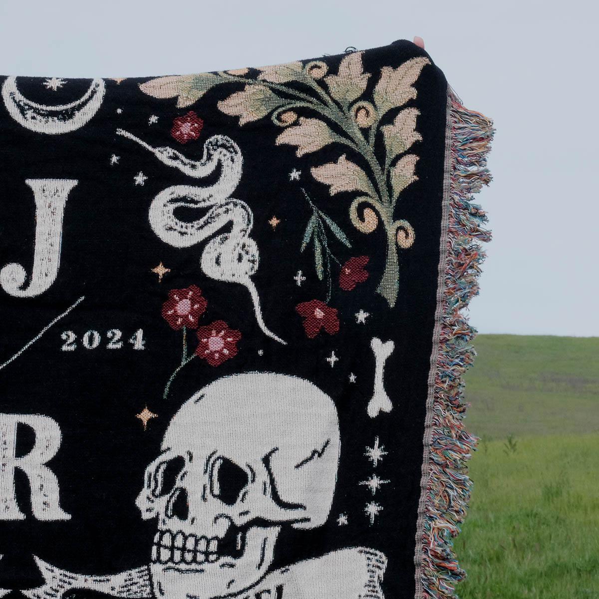 His and Hers Skulls Personalized Blanket