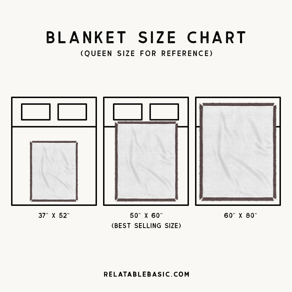 Christmas Bear Personalized Woven Blanket - Relatable Basic