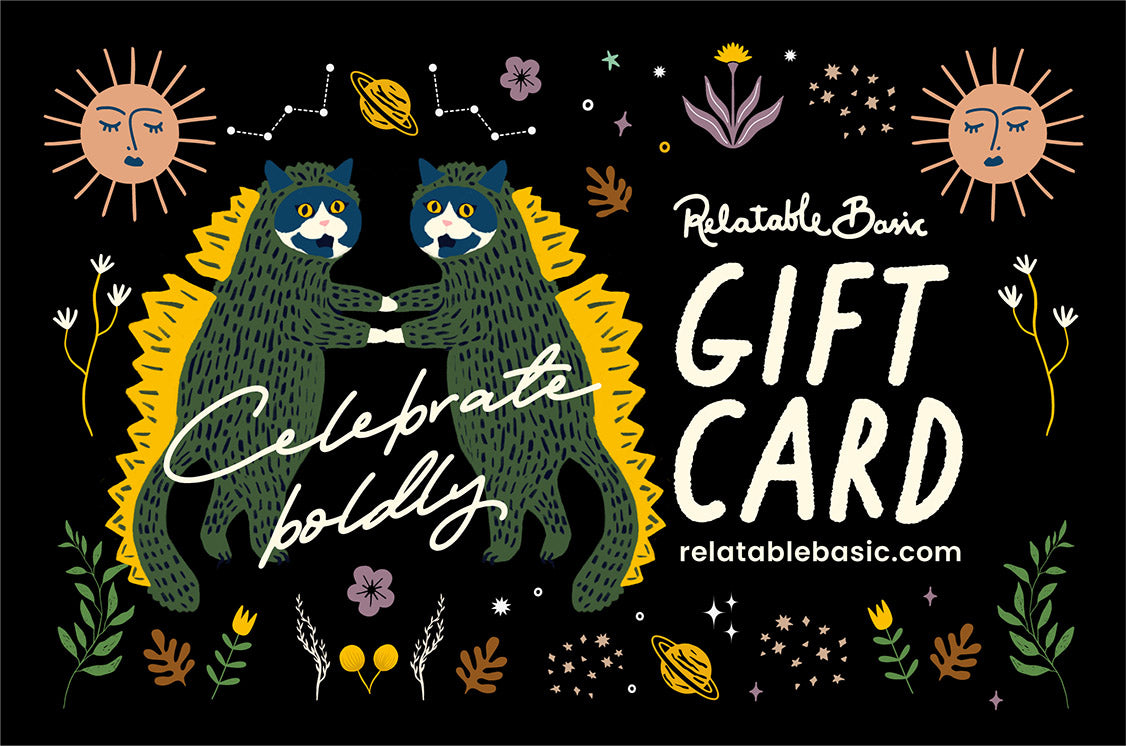 Relatable Basic Gift Card - Gift Cards - Personalized Gifts for Couples, Custom Birthday Gifts, Custom Anniversary Gifts | Relatable Basic