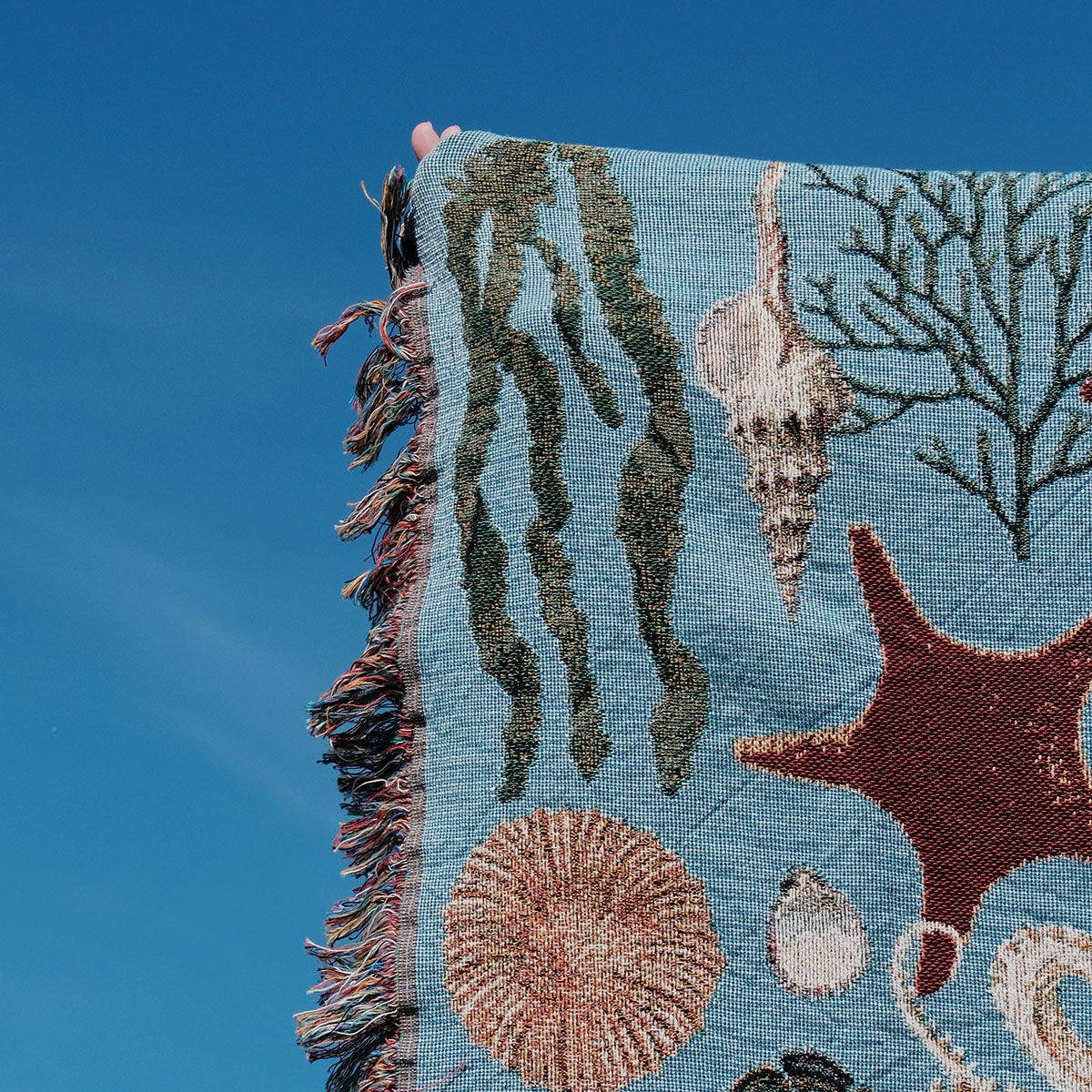 Octopus Ocean Woven Blanket - Relatable Basic