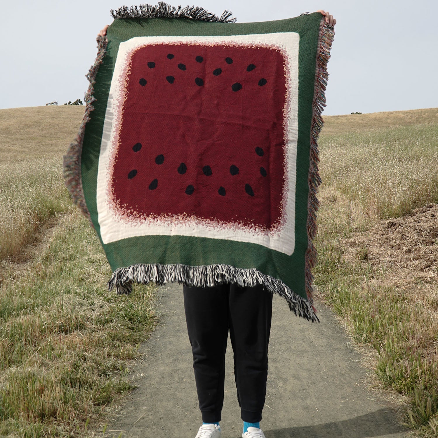 Watermelon Woven Blanket - Woven - Personalized Gifts for Couples, Custom Birthday Gifts, Custom Anniversary Gifts | Relatable Basic